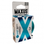 Презервативы Maxus G spot с двойной спиралью - 3 шт. - Maxus - купить с доставкой в Красногорске