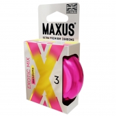 Ароматизированные презервативы Maxus Exotic Mix - 3 шт. - Maxus - купить с доставкой в Красногорске