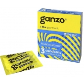 Классические презервативы с обильной смазкой Ganzo Classic - 3 шт. - Ganzo - купить с доставкой в Красногорске