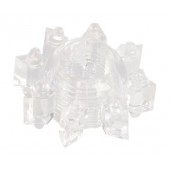 Прозрачное гелевое эрекционное кольцо-звезда - Toyfa Basic - в Красногорске купить с доставкой