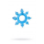 Голубая гелевая насадка-звезда - Toyfa Basic - в Красногорске купить с доставкой