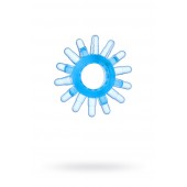 Голубая гелевая насадка с шипиками - Toyfa Basic - в Красногорске купить с доставкой