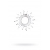 Прозрачное гелевое эрекционное кольцо-солнце - Toyfa Basic - в Красногорске купить с доставкой