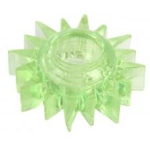 Зеленое эрекционное кольцо-солнце - Toyfa Basic - в Красногорске купить с доставкой