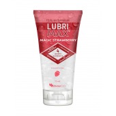 Интимный гель-смазка на водной основе Lubrimax Magic Strawberry - 75 мл. - ИнтелБИО - купить с доставкой в Красногорске