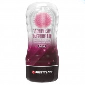 Прозрачный текстурированный мастурбатор Vacuum Cup Masturbator Black Hole - Baile - в Красногорске купить с доставкой