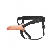 Полый страпон на ремнях 6’’ Hollow Silicone Strap-on - Pipedream - купить с доставкой в Красногорске