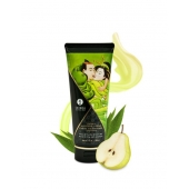 Массажный крем для тела с ароматом груши и зелёного чая Pear   Exotic Green Tea - 200 мл. - Shunga - купить с доставкой в Красногорске