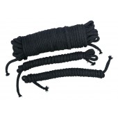 Чёрные хлопковые верёвки для бондажа - Orion - купить с доставкой в Красногорске