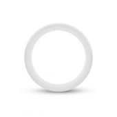 Белое люминесцентное эрекционное кольцо Silicone Glo Cock Ring - Blush Novelties - в Красногорске купить с доставкой
