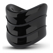 Черное эрекционное кольцо на мошонку Beef Ball Stretcher Snug X Long - Blush Novelties - в Красногорске купить с доставкой