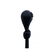 Чёрное лассо на пенис с вибрацией - Baile - в Красногорске купить с доставкой