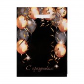 Пакет с вырубной ручкой и принтом в виде шариков (30х40 см) - Сима-Ленд - купить с доставкой в Красногорске