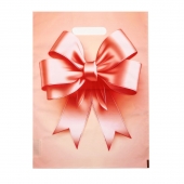 Пакет с принтом в виде банта с вырубной ручкой (30х40 см) - Сима-Ленд - купить с доставкой в Красногорске