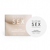 Массажная свеча для всего тела Slow Sex - 50 гр. - Bijoux Indiscrets - купить с доставкой в Красногорске