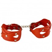 Красные наручники «Цезарь» - Sitabella - купить с доставкой в Красногорске
