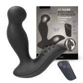 Черный вибромассажер простаты 3,5’’ Remote Control P-spot Massager - 12,5 см. - Erokay - в Красногорске купить с доставкой
