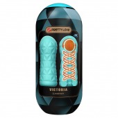 Аквамариновый мастурбатор Victoria - Baile - в Красногорске купить с доставкой