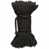 Черная верёвка для связывания и фиксации Bind Tie - 15,24 м. - Doc Johnson - купить с доставкой в Красногорске