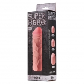 Фаллоудлинитель SUPER HERO Dewil - 17,5 см. - Lola Games - в Красногорске купить с доставкой