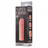 Фаллоудлинитель SUPER HERO Tempter - 16 см. - Lola Games - в Красногорске купить с доставкой