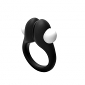 Черное эрекционное кольцо Zippy Vibrating Ring With Bullet - Adrien Lastic - в Красногорске купить с доставкой