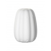 Белый мастурбатор-яйцо Bisedze - LoveStore - в Красногорске купить с доставкой