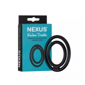 Черное двойное эрекционное кольцо Nexus Enduro Double - Nexus Range - в Красногорске купить с доставкой