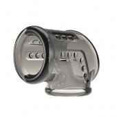 Дымчатая насадка на пенис и мошонку - Baile - в Красногорске купить с доставкой