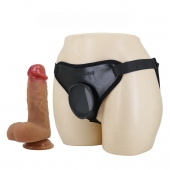 Страпон с универсальным поясом Fogg - 17,5 см. - Baile - купить с доставкой в Красногорске