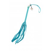 Голубая кожаная плеть - 50 см. - Pecado - купить с доставкой в Красногорске