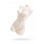 Белая интерьерная свеча в форме женского торса - 850 гр. - Pecado - купить с доставкой в Красногорске