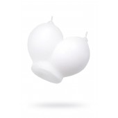 Белая сувенирная свеча «Сиськи» - Pecado - купить с доставкой в Красногорске