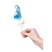 Голубой леденец в форме члена со вкусом блю кюрасао - 80 гр. - Sosuчki - купить с доставкой в Красногорске
