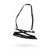 Черная кожаная портупея «Осанка» - Pecado - купить с доставкой в Красногорске