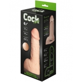 Телесный фаллоудлинитель с мошонкой Cock Next - 17 см. - LOVETOY (А-Полимер) - в Красногорске купить с доставкой