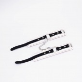 Бело-красные кожаные оковы - Crazy Handmade - купить с доставкой в Красногорске