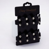 Черные кожаные наручники из звеньев - Crazy Handmade - купить с доставкой в Красногорске