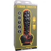 Черно-красная мини-машина на присоске Tendril Thruster - 21,6 см. - Doc Johnson - купить с доставкой в Красногорске