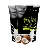 Набор из 3 съедобных лубрикантов JUJU со вкусом кокоса - JuJu - купить с доставкой в Красногорске