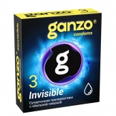 Супертонкие презервативы Ganzo Invisible - 3 шт. - Ganzo - купить с доставкой в Красногорске