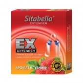 Стимулирующая насадка Sitabella Extender  Клубника - Sitabella - купить с доставкой в Красногорске