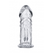 Прозрачная насадка на пенис Uco - 13 см. - A-toys - в Красногорске купить с доставкой