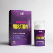 Стимулирующий гель с эффектом вибрации Blackberry Vibration - 15 мл. - INTT - купить с доставкой в Красногорске