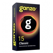 Классические презервативы с обильной смазкой Ganzo Classic - 15 шт. - Ganzo - купить с доставкой в Красногорске