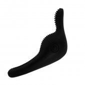 Чёрное эрекционное виброкольцо Thimble - Baile - в Красногорске купить с доставкой