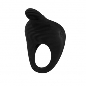 Чёрное эрекционное виброкольцо Thimble - Baile - в Красногорске купить с доставкой