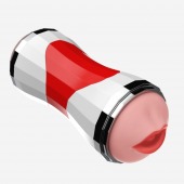 Двусторонний мастурбатор в колбе Power Grip Cup - вагина и ротик - Boys of Toys - в Красногорске купить с доставкой