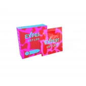 Презервативы с разогревающим эффектом Expert Hot Love - 3 шт. - Expert - купить с доставкой в Красногорске