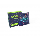 Светящиеся в темноте презервативы Expert Neon - 3 шт. - Expert - купить с доставкой в Красногорске